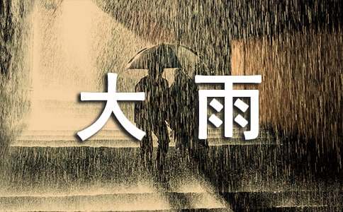 大雨小雨教学反思