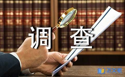 社会诚信调查报告