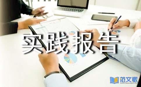 实用的社会实践报告集锦9篇